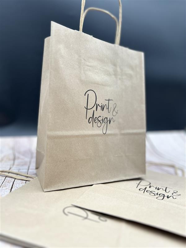 Torba papierowa brązowa (18x22cm) – Twoja marka w dobrych rękach!