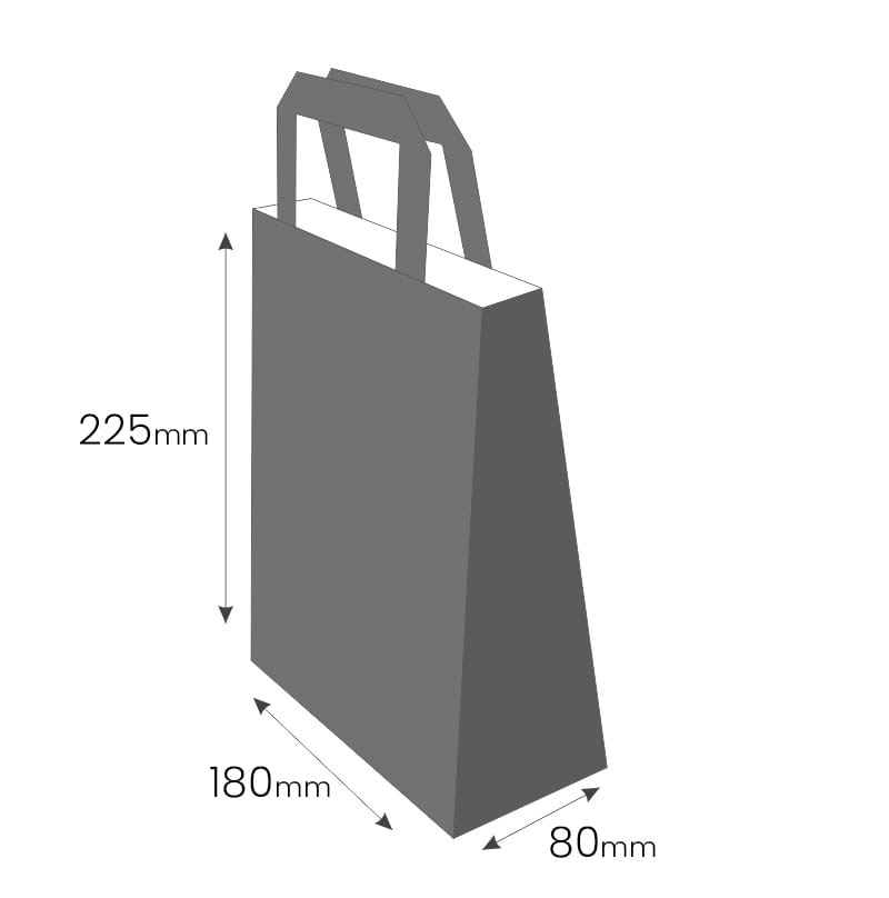 Torba papierowa brązowa (18x22cm) – Twoja marka w dobrych rękach! - obrazek 4