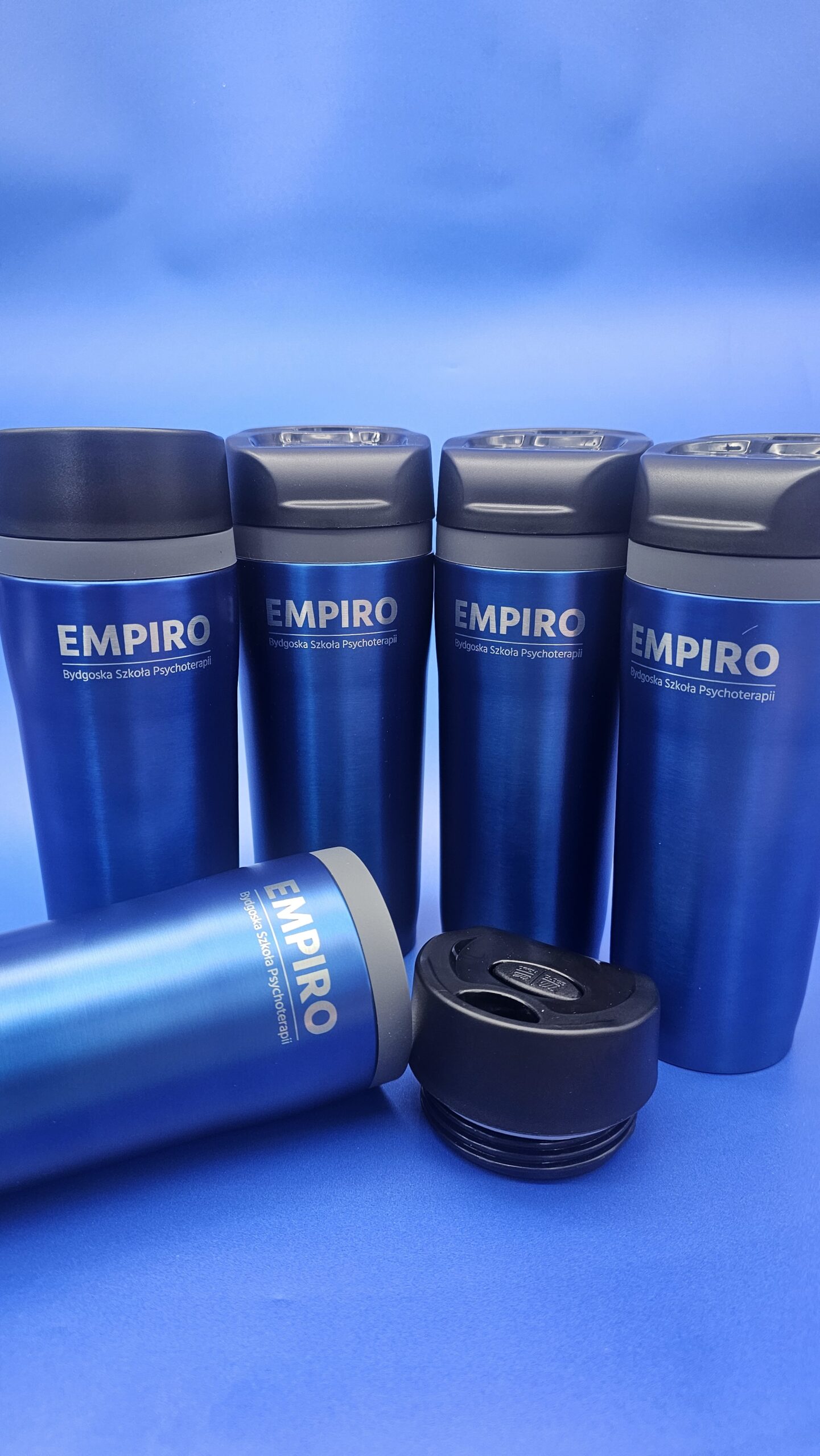 Kubek izotermiczny Empiro 350 ml, niebieski - obrazek 3